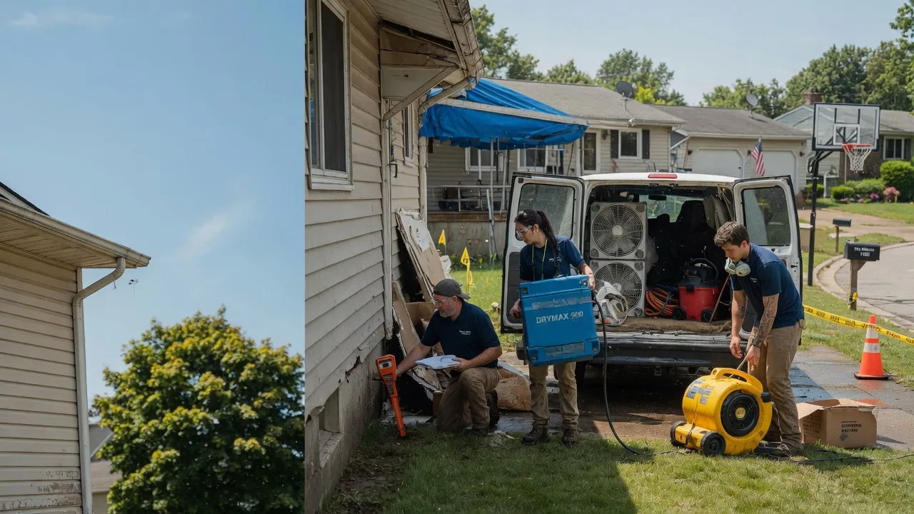 Ceiling Leak Cleanup in New Carlisle, IN near me